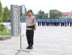 Karo SDM Polda Sumsel Menjadi Inspektur Upacara Peringatan Hut Korpri Ke-52 Tahun 2023