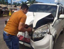 Kembali Terjadi, Mobil Pejabat Dinas PMD Muba Mengalami Laka Lantas