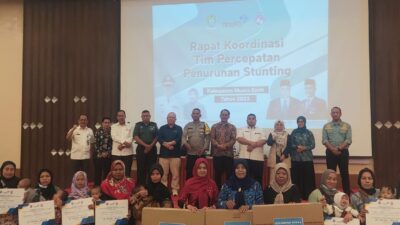 Peran Aktif PTBA.Tbk Atas Evaluasi Hasil Penanganan Stunting Yang Dilakukan Pemkab Muara Enim 2023