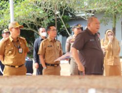 Pemkab Muba Cek Lapangan Persiapan Gebyar Musik Pemilu Damai 2024