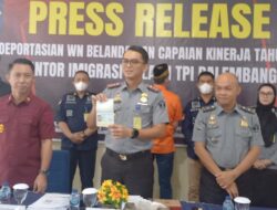 Seorang WNA Asal Belanda Dideportasi Kantor Imigrasi Kelas I TPA Palembang