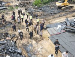 Bertahap, Polres Muba Lakukan Penutupan Lokasi Ilegal Refinery di Wilayahnya