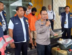 Satreskrim Polrestabes Palembang Ungkap Kasus Migas