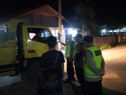 Polsek Panukal Abab Melaksanakan Razia Pekat