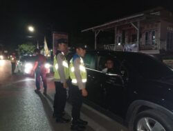 Jajaran Polsek Talang Ubi Gelar Apel Persiapan KRYD Razia Terpadu 2023