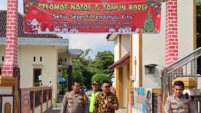 223 Polisi Diterjun Jelang Nataru, Amankan Tempat Ibadah di OKU Timur