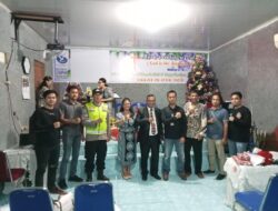 Anggota Polsek Penukal Abab, Amankan Perayaan Natal di Rumah Ibadah GPDI Ora Et Labora Desa Gunung Raja