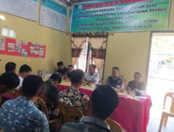Polsek Penukal Utara Hadir di Musrembang 2024 Desa Muara Ikan