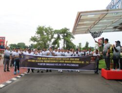 Kantor Imigrasi Kelas I Palembang Menggelar Fun Walk