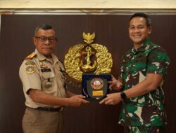 Danlanal Palembang Terima Kunjungan Pejabat Baru Balai Karantina Hewan, Ikan dan Tumbuhan