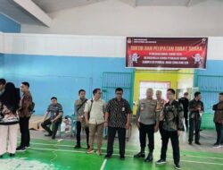 Kapolres PALI Pantau Langsung Pelipatan Suara Presiden Dan Wakil Presiden