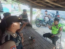 Bersama Personil, Kapolsek Penukal Utara Menggelar Jum’at Curhat di Desa Kota Baru