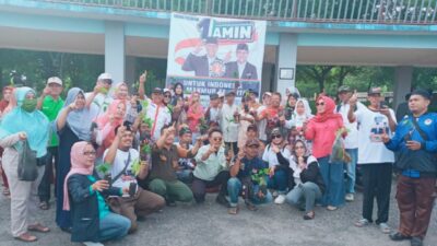 Relawan Anies Sekota Prabumulih Padati Taman Kota Prabujaya
