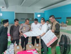 Bersama Ketua KPU PALI, Kapolres Menerima Kedatangan Ketua KPU Sumsel