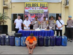 Jajaran Polres Pali Berhasil Membongkar Kasus Penimbunan BBM Bersubsidi Jenis Solar