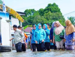 Peduli Korban Banjir TP PKK Muba Salurkan Ratus Paket Sembako