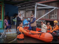 Duet Pj Gubernur A Fatoni dan Pj Bupati Apriyadi Salurkan Bantuan di Lais Muba