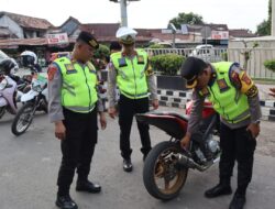 Knalpot Brong Buat Resah, Kapolres Muara Enim Turun Pimpin Razia