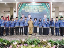 Hadiri Pelantikan Dewan Pengurus KORPRI Muba, Pj Bupati Muba Harap Tingkatan Kualitas Diri dan Berinovasi