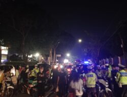 Bersama Tim Gabungan, Sat Lantas Polrestabes Palembang Melakukan Razia Skala Besar