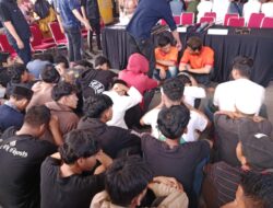 Dalam Semalam Polisi Berhasil Mengamankan 106 Orang Yang Terlibat Kasus Pelanggaran Hukum