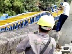 Proyek Fly Over Bantaian Muara Enim Ambruk !