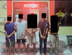 Akan Adakan Aksi Tawuran, 5 Remaja di Gelandang ke Polsek Semendo