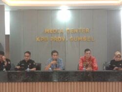 KPU Sumsel Buka Pendaftaran PPK dan PPS Untuk Pilkada Serentak 2024 Mendatang
