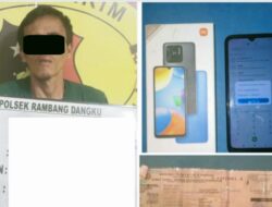 Ditinggal Sholat, Rumah Dibobol Maling, Pelaku Berhasil Diringkus