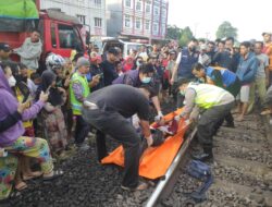 Korban Tewas di Rel Kereta Api Prabumulih Diduga Pemulung