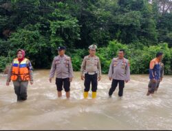 Ancaman Banjir Melanda Wilayahnya, Ini Yang Dilakukan Polsek Talang Ubi !
