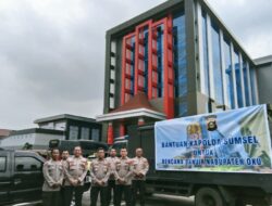 Kapolda Sumsel Kirimkan Bantuan Sembako Bagi Masyarakat Korban Banjir OKU