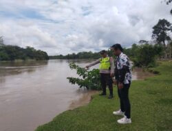 Intensitas Curah Hujan Meningkat, Polsek Tanah Abang Monitoring 11 Desa di Pinggiran Sungai Lematang