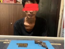 Pengedar Narkoba di Lubuk Mumpo Gunung Megang  Miliki Senpira Dan Amunisi