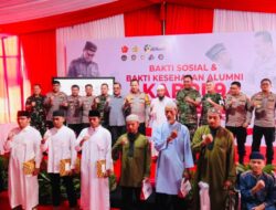 Wakapolda Sumsel Bersama Kasdam II Sriwijaya Pimpin Bakti Sosial dan Bakti Kesehatan Alumni Akabri 1994