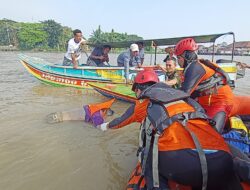 Tim SAR Gabungan Temukan Jasad Pekerja Jembatan Yang Tenggelam di Sungai Ogan