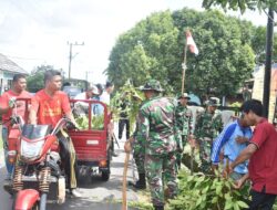 Gelar Karya Bakti, Prajurit Yonkav 5/DPC Karang Endah Serbu Desa Midar Gelumbang