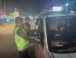 Polsek Talang Ubi Menggelar Razia Terpadu di Wilayah Hukumnya