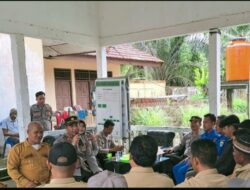 Kapolres PALI Menggelar Jumat Curhat di Desa Tempirai