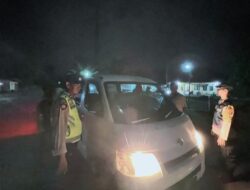 Polsek Tanah Abang Menggelar Razia Akhir Pekan