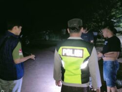 Jaga Kamtibmas, Polsek Penukal Abab Melaksanakan Razia dan Patroli