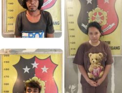 Tiga Pengedar Narkoba Diringkus Tim Trabazz Polres Muara Enim