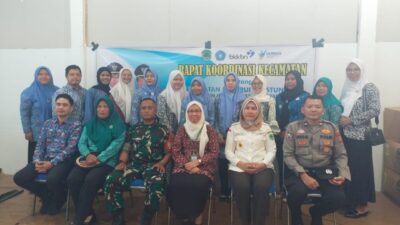 Kapolsek Talang Ubi Menghadiri Rapat Koordinasi Penurunan Stunting di Kantor DPPKBPPPA Kabupaten PALI