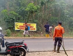 TPA Gelumbang Tidak Berfungsi, Warga Sukamenang Gotong Royong Bersihkan Tumpukan Sampah Liar
