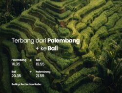 Perdana, Rute Palembang- Bali. Lion Air Umumkan Pernerbangan Langsung Non Stop Palembang- Bali