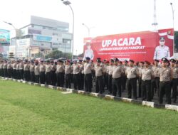 Kapolda Sumsel Pimpin Upacara Kenaikan Pangkat Personel Polri Periode 1 Januari 2025