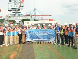 Apresiasi Pelanggan, PTP Nonpetikemas Palembang Gelar Acara ‘Last Ship and First Ship Call