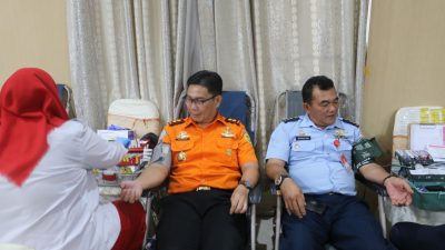 Sambut Hut Ke-54, Kantor SAR Palembang Gelar Aksi Donor Darah