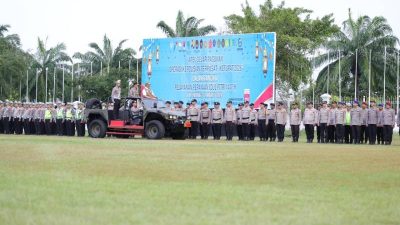 Apel Operasi Ketupat Musi 2026 Digelar, Polda Sumsel Siagakan 1.000 Personel Amankan Arus Mudik