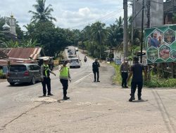 Direktorat Lalu Lintas Polda Sumsel Lakukan Perubahan Pola Rekayasa Lalu Lintas di Tol Sumsel
